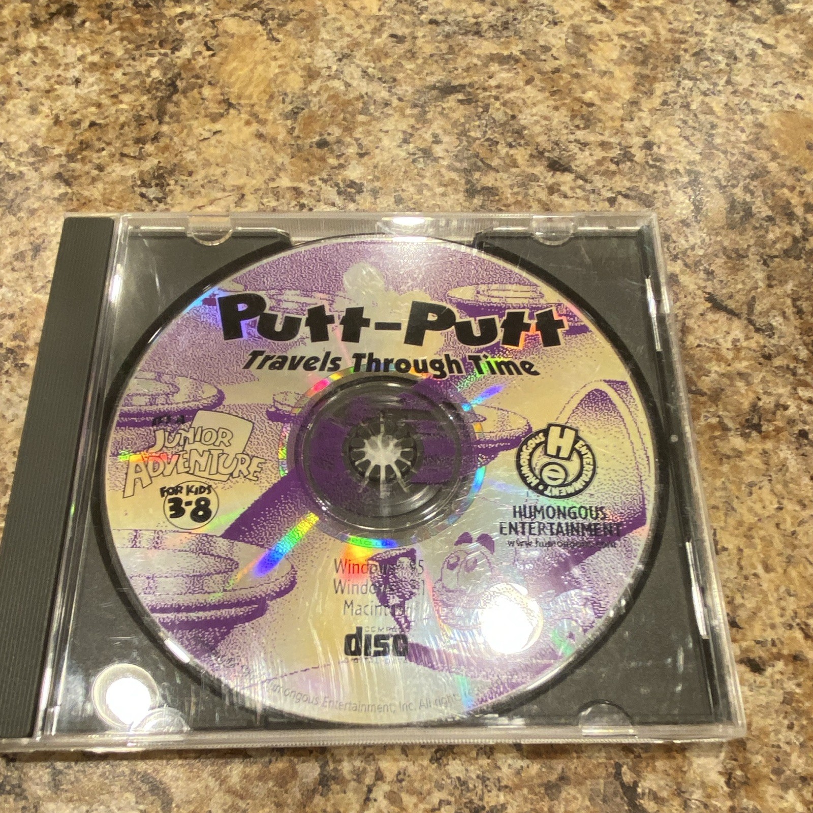 Humongous Entertainment Putt-Putt Travels Through Time CD-ROM Win/Mac