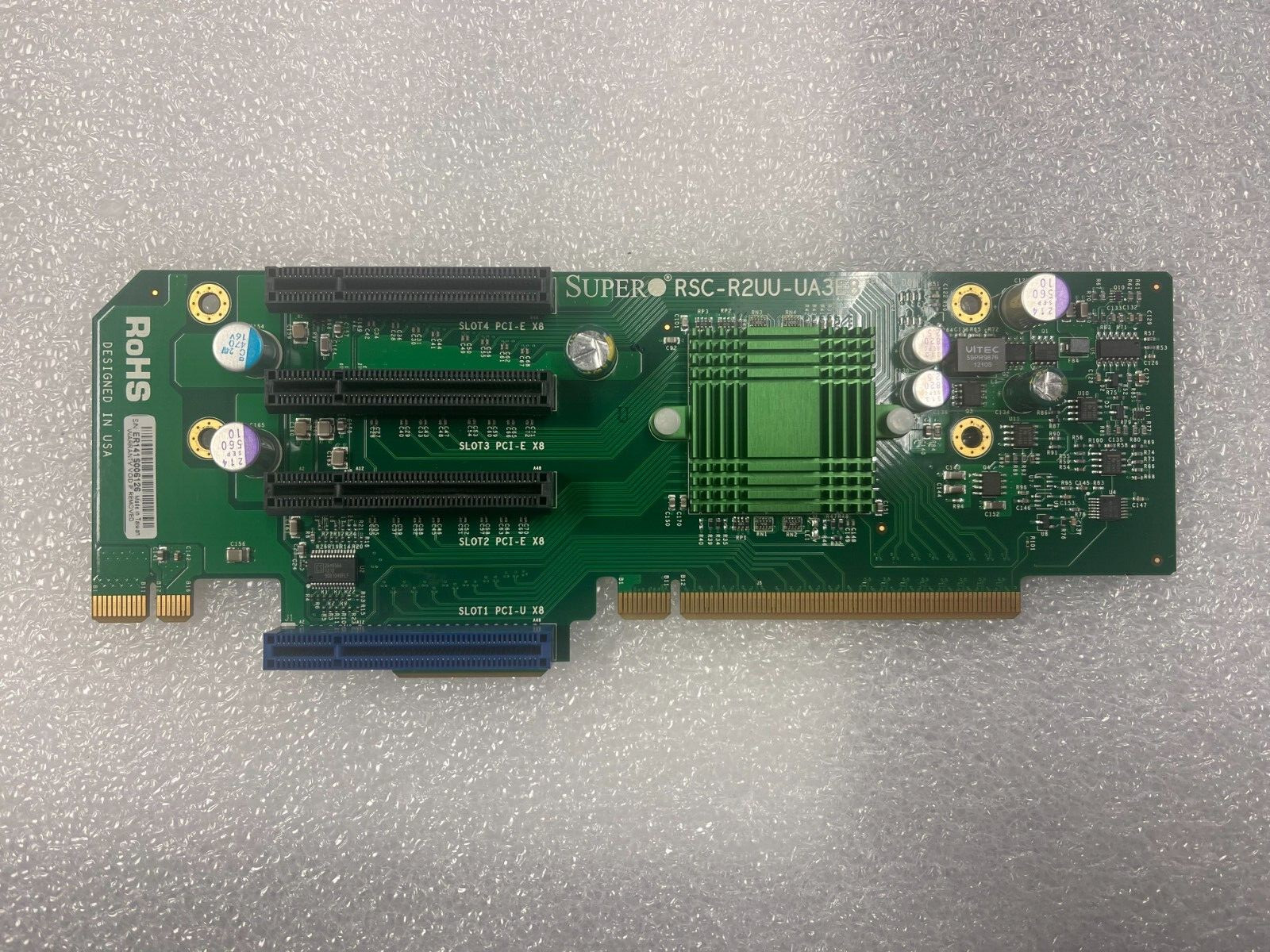 Supermicro RSC-R2UU-UA3E8 1x UIO Universal I/O 3x PCI-E x8 Slot Riser Card