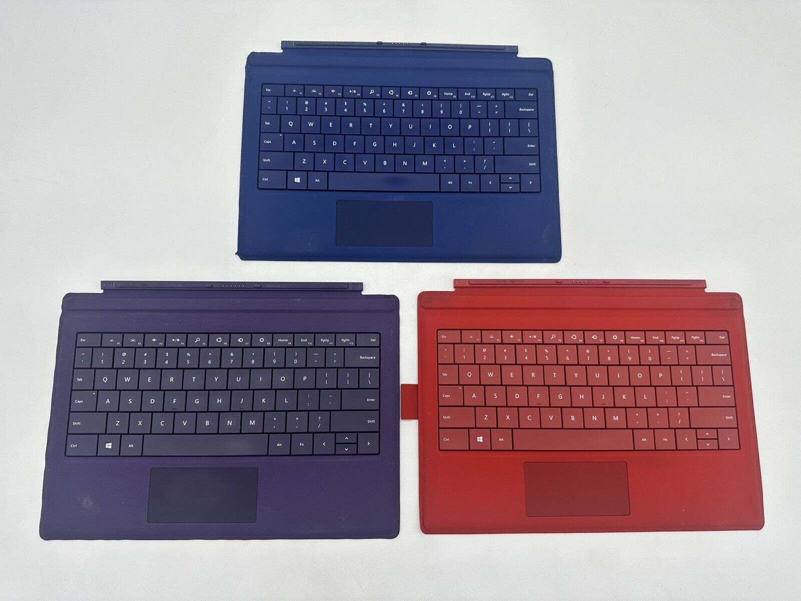 (LOT OF 3) Microsoft Model 1644 Type Cover for Surface Pro 3 - Keyboard