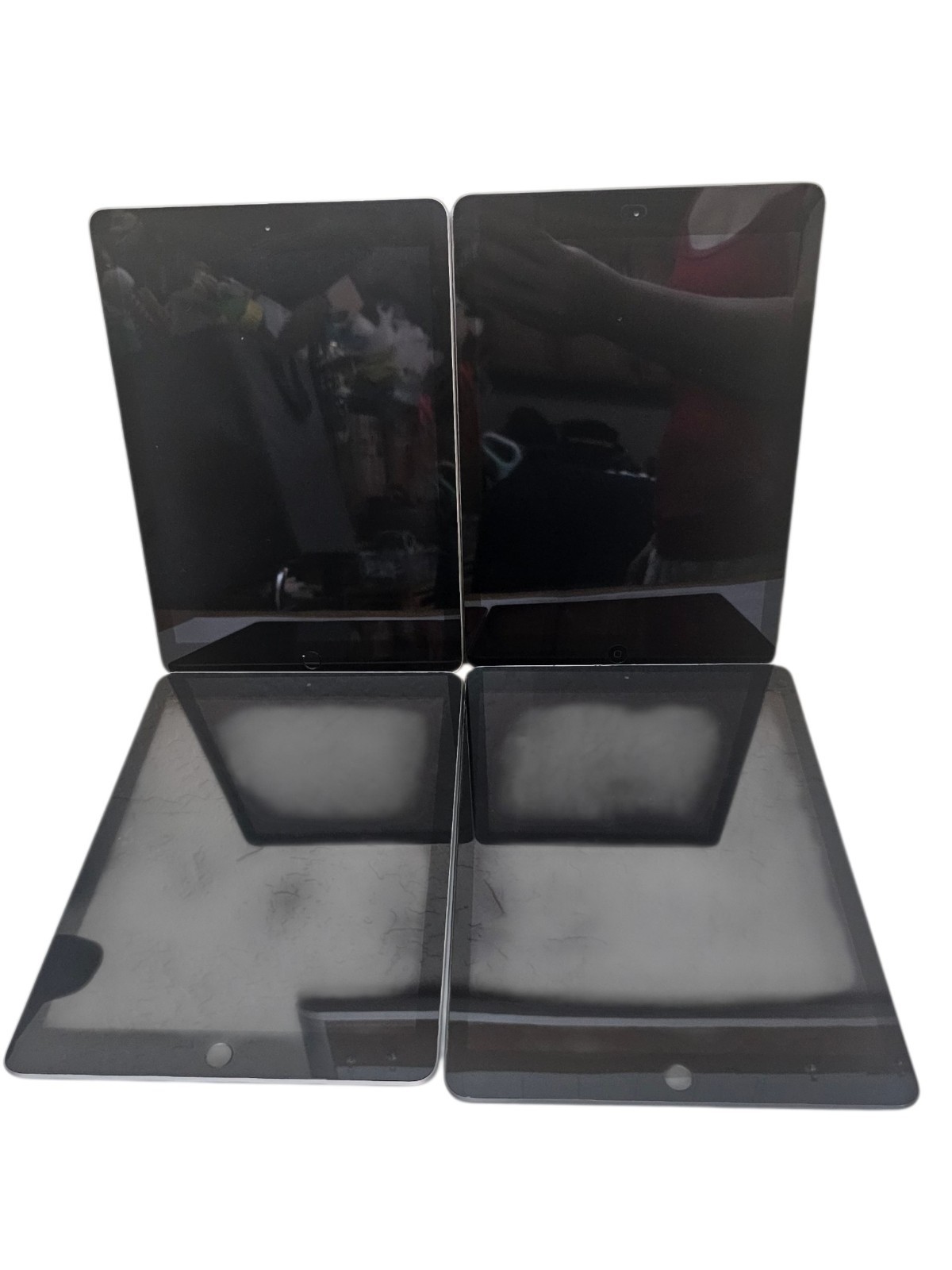 Lot of 4 Apple iPad - BROKEN / AS-IS - For Parts or Repair Only