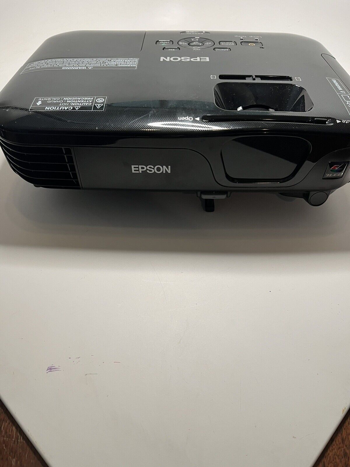 Epson PowerLite 1221 Projector H429A Black No Remote Tested