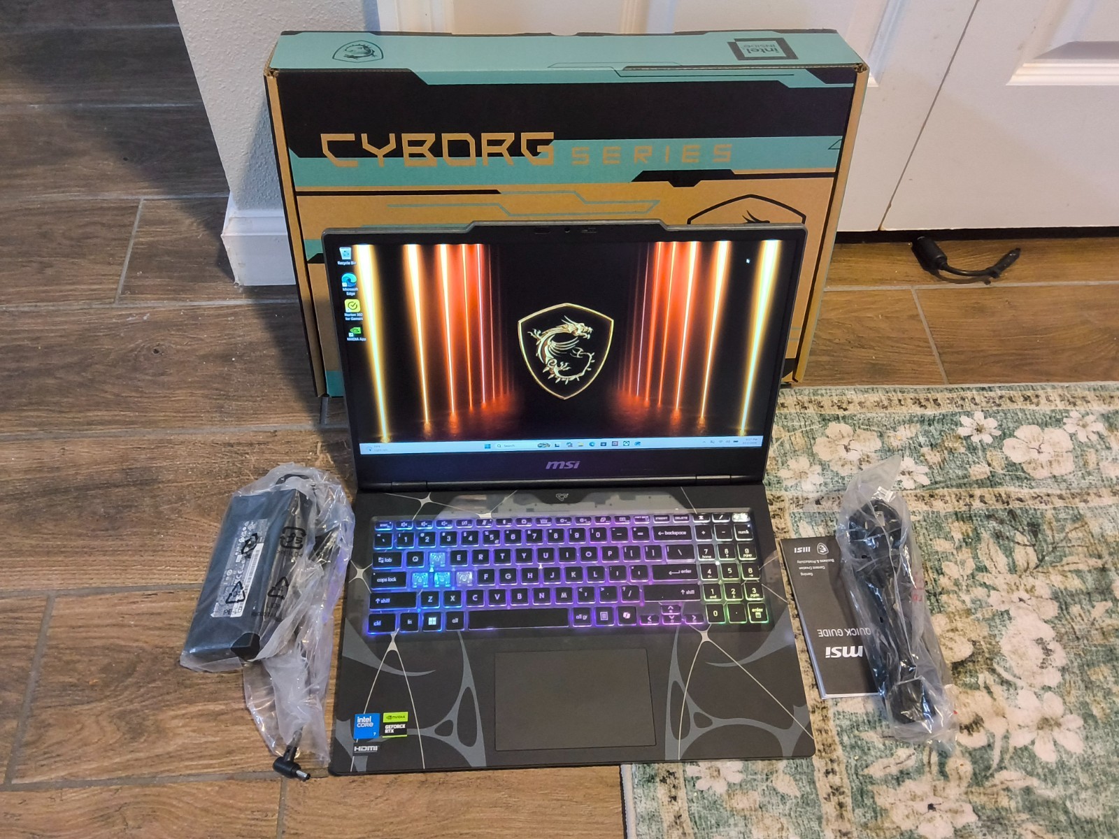 MSI Cyborg 15 FHD 144Hz RTX 5060 Intel Core 7 240H 16GB DDR5 512GB SSD B2RWFKG