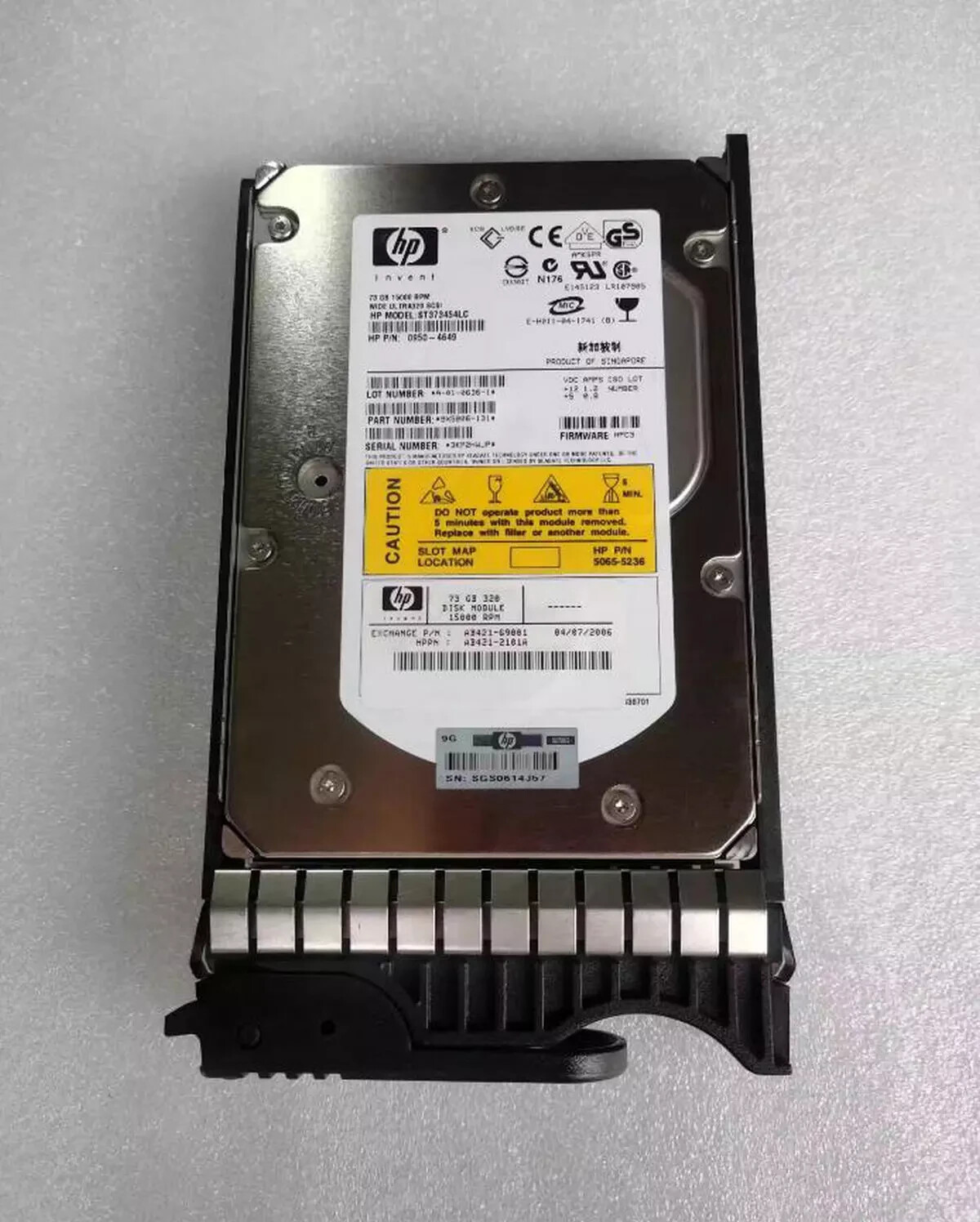 FIT FOR HP AB421-69001/2101A ST373454LC 0950-4649 73GB 15K SCSI hard drive