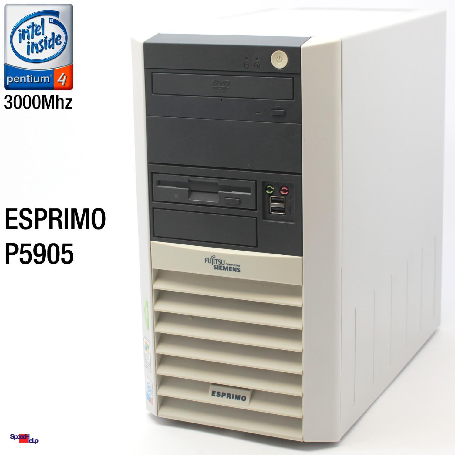 Pc Computer Fsc Fujitsu Siemens Esprimo P5905 D2151 A11 Gs 4 Pentium 4 3000mhz