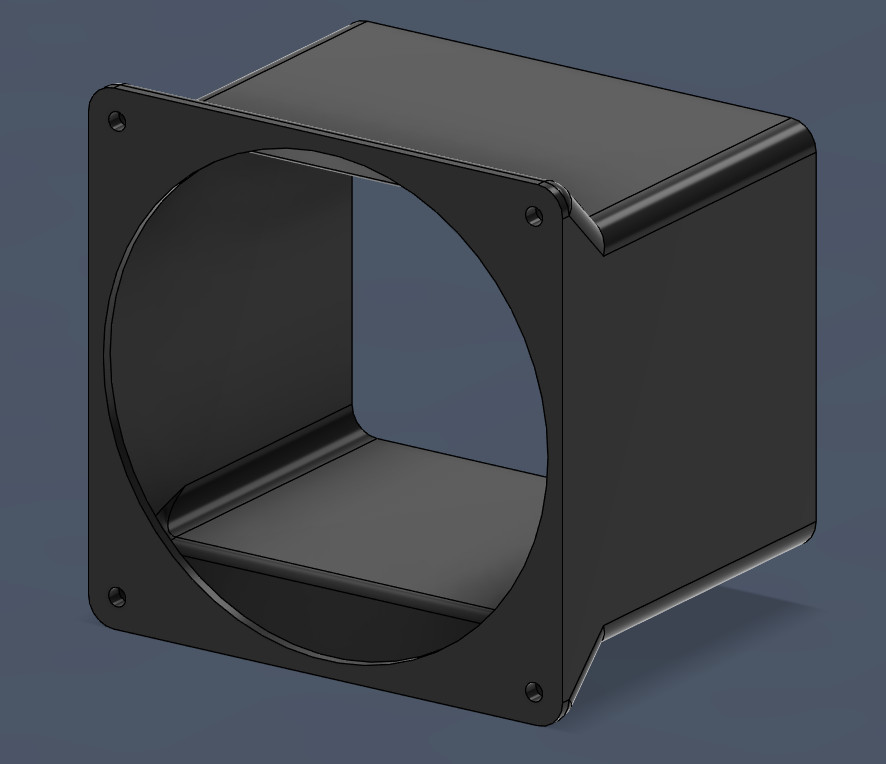 120mm to Square Fan Shroud