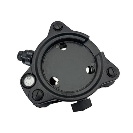 Tribrach Adapter with Optical Plummet Compatible with Topcon Surveying Black