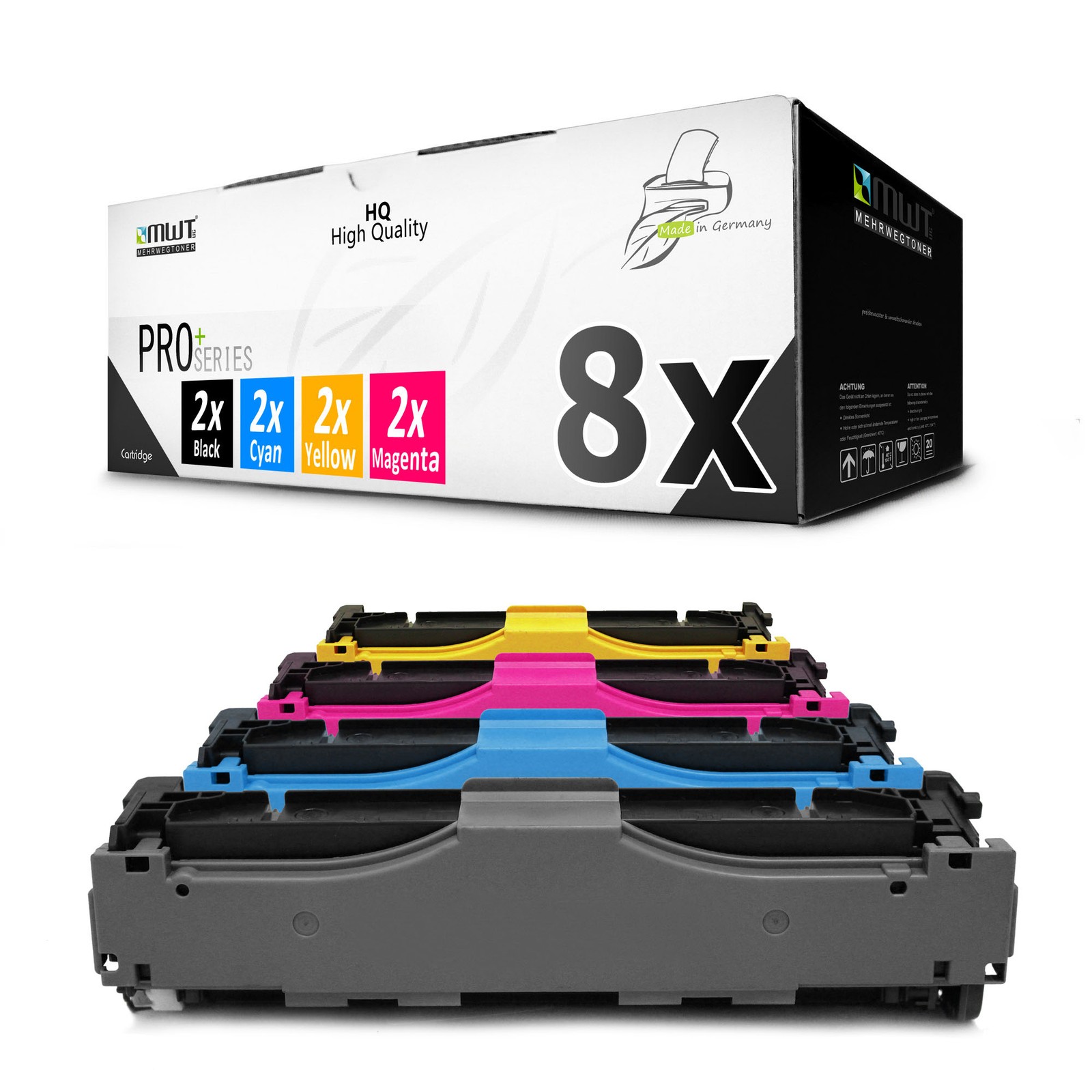 8x MWT PRO Toner Compatible With HP Color LaserJet Pro MFP M-377-dw