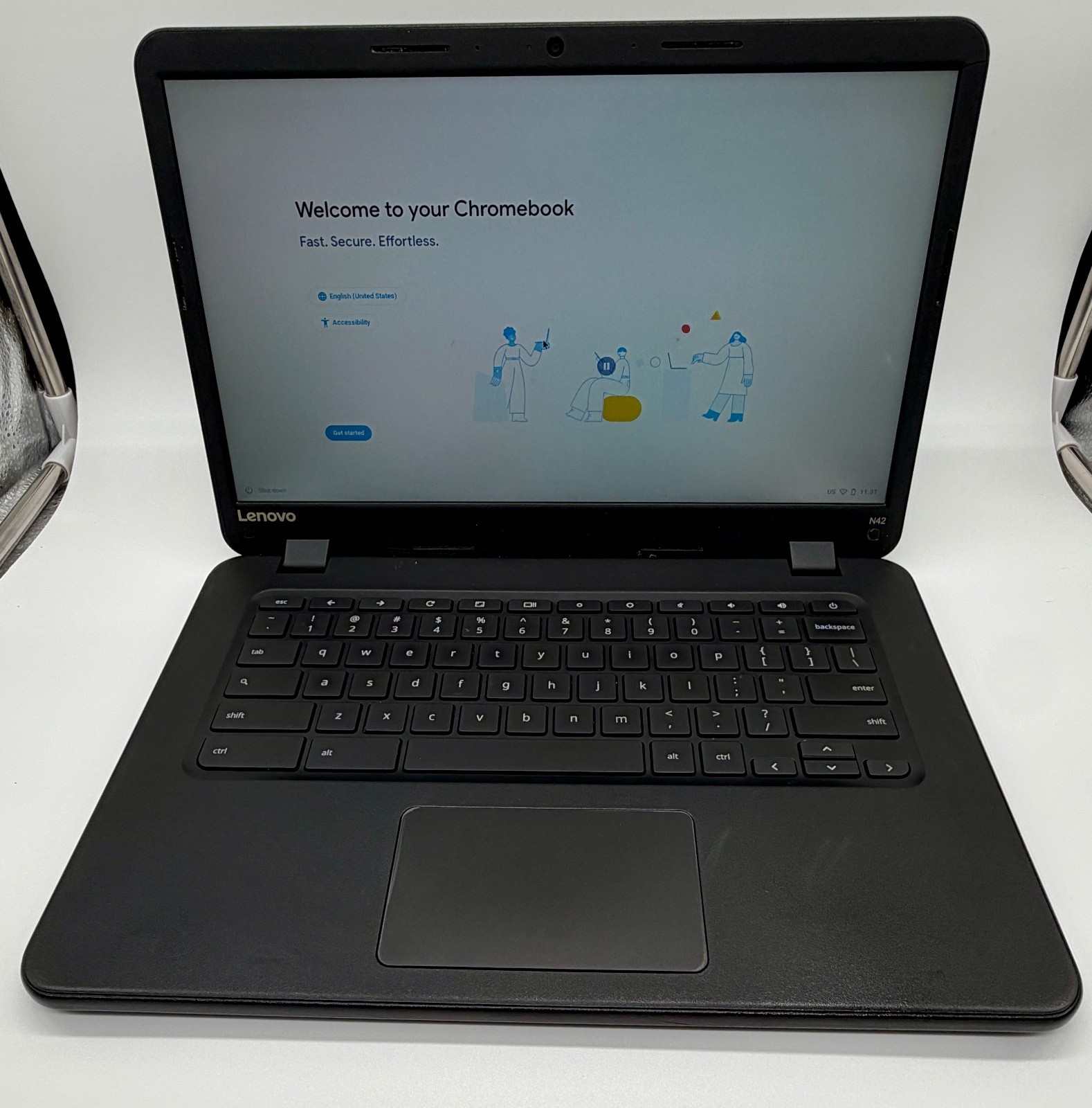 Lenovo N42-20 Chromebook 14" N3060 4GB ChromeOS Tested Working No Charger