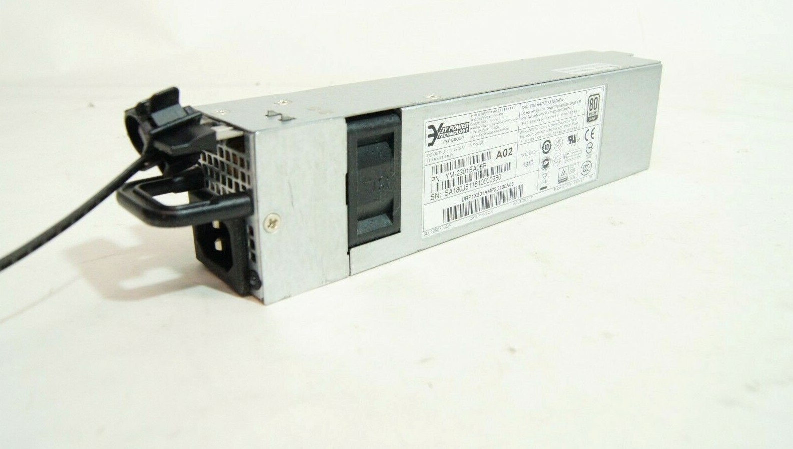3Y FSP 300W 80+ Silver Rated YM-2301E Hot Swap Redundant Server Power Supply