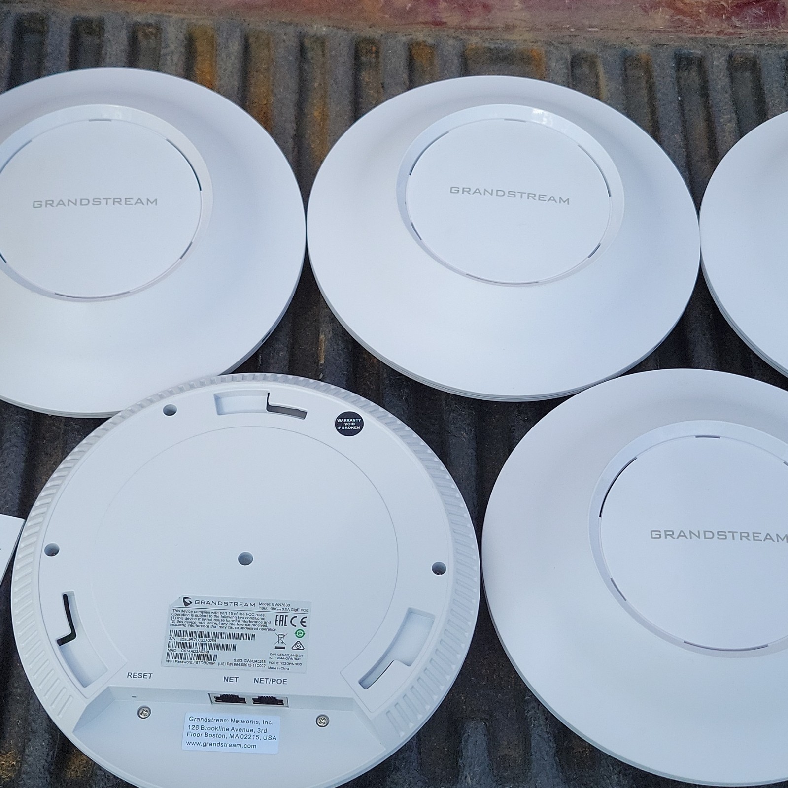 Lot of 7 - Grandstream GWN7630 Wireless Access Points - Good Condition 