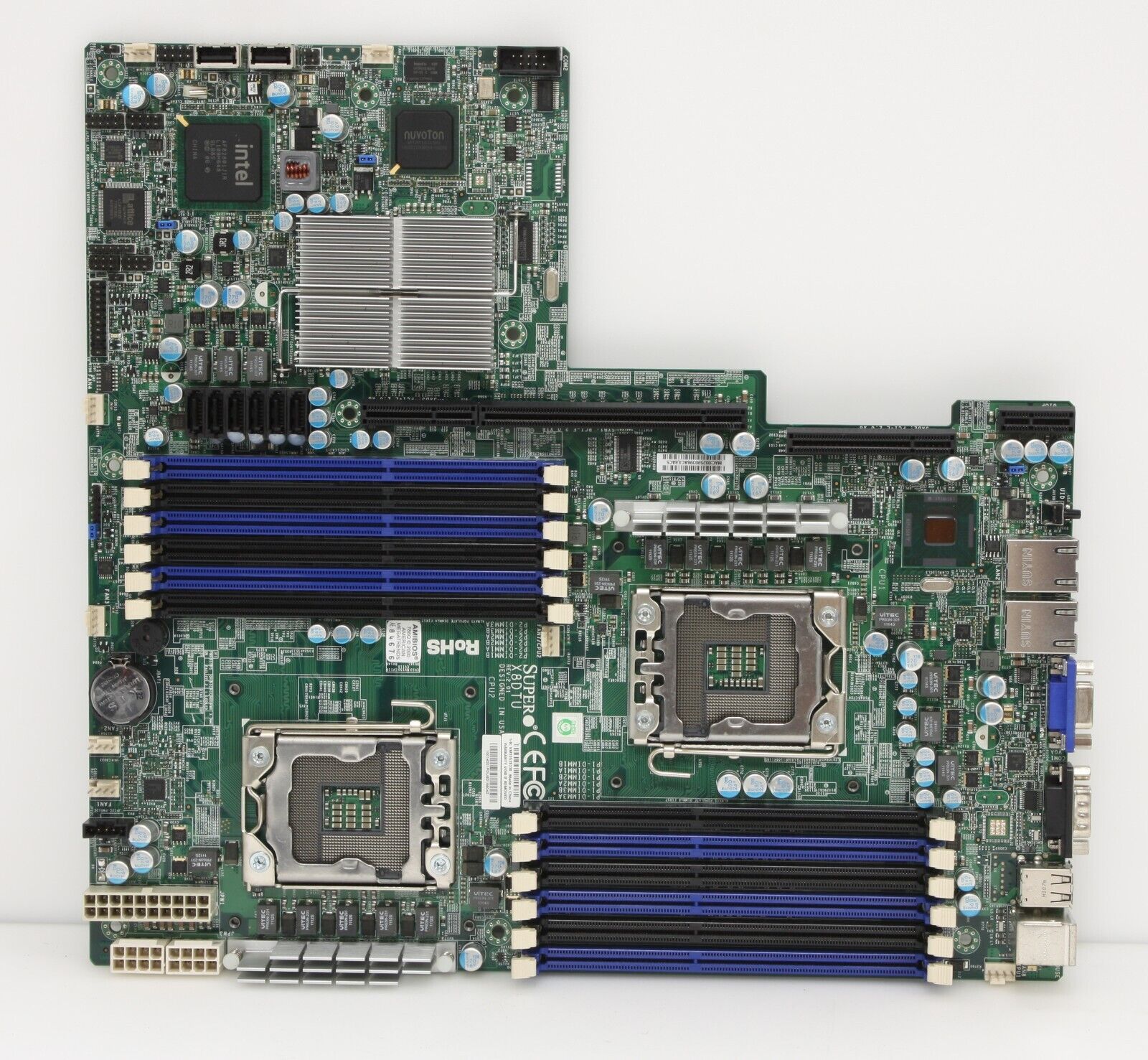 Supermicro X8DTU Dual Processor LGA 1366/Socket B, Intel Motherboard.