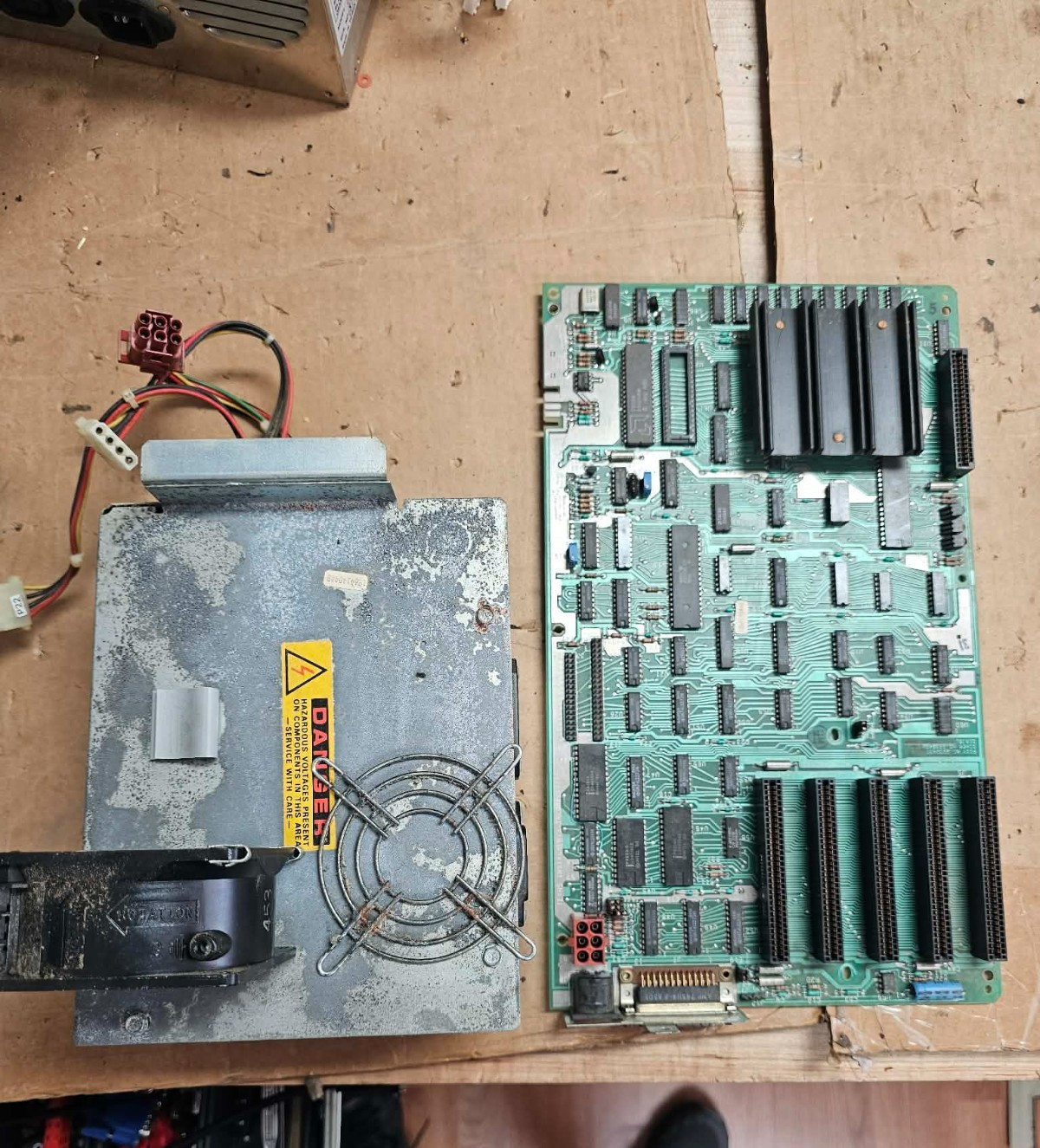 RETRO VINTAGE Siemens Texas Instruments Professional Computer Motherboard & PSU