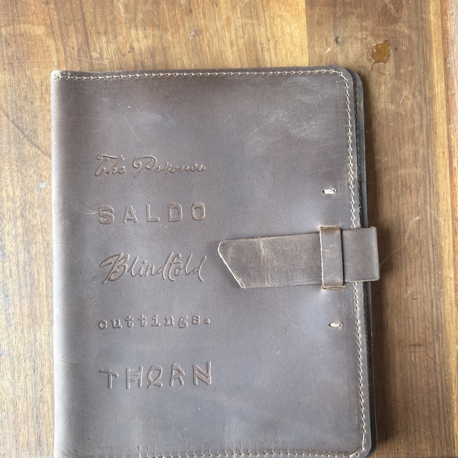 Personalized BRAND NEW Leather iPad 9.5 X 7.5 inch cover portfolio case