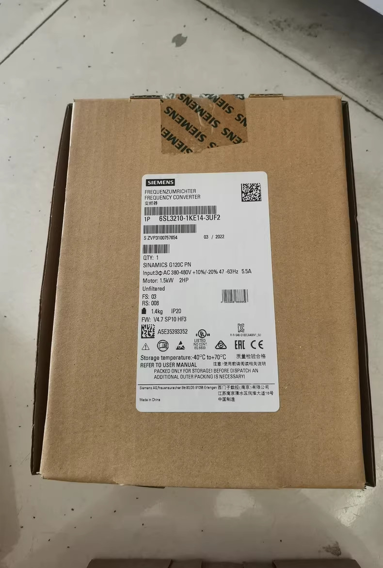 1PC Siemens Inverter 6SL3210-1KE14-3UF2 6SL3 210-1KE14-3UF2 New  