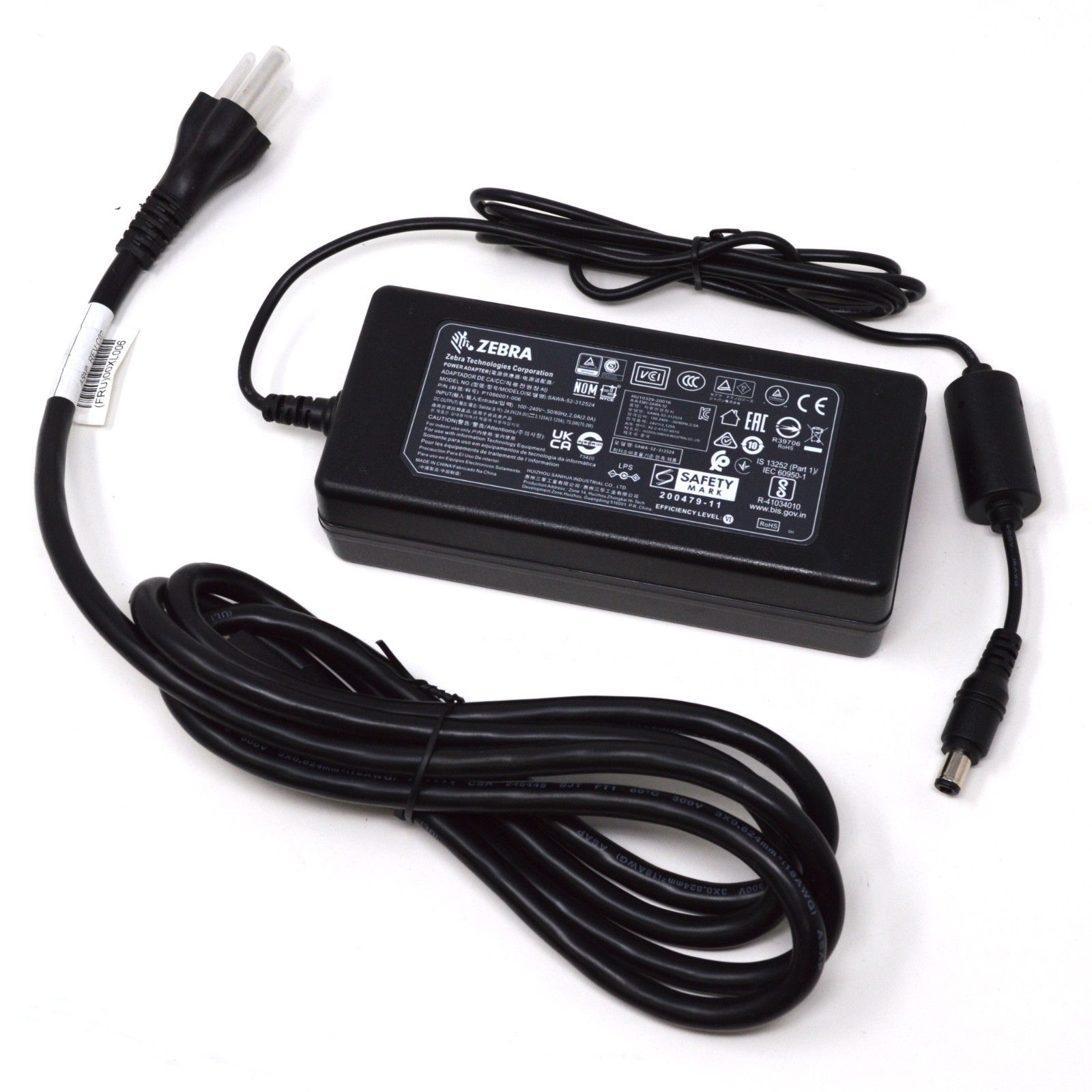 ORIGINAL ZEBRA AC Adapter Power Supply 24V 3.12A 75W for ZD420 ZD620 ZD421 ZD621