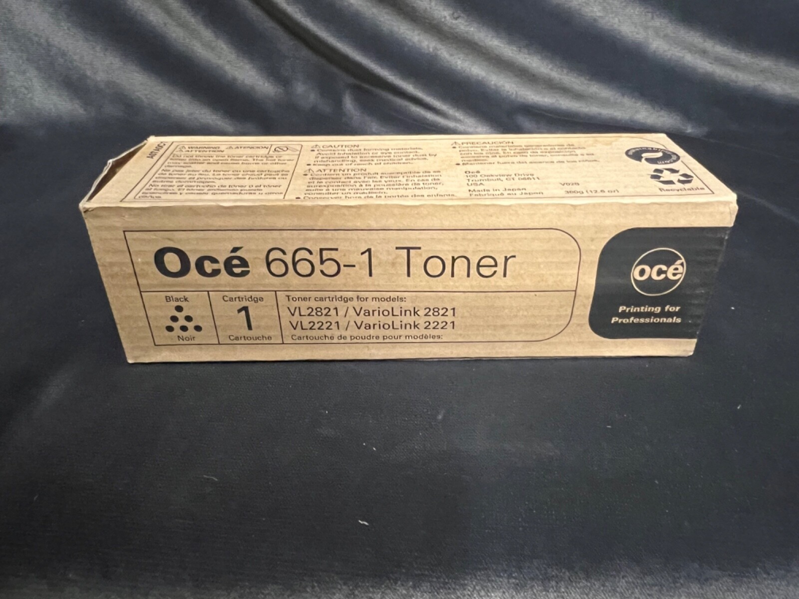 Oce 665-1 Black Laser Toner Cartridge Black Genuine OEM NIB
