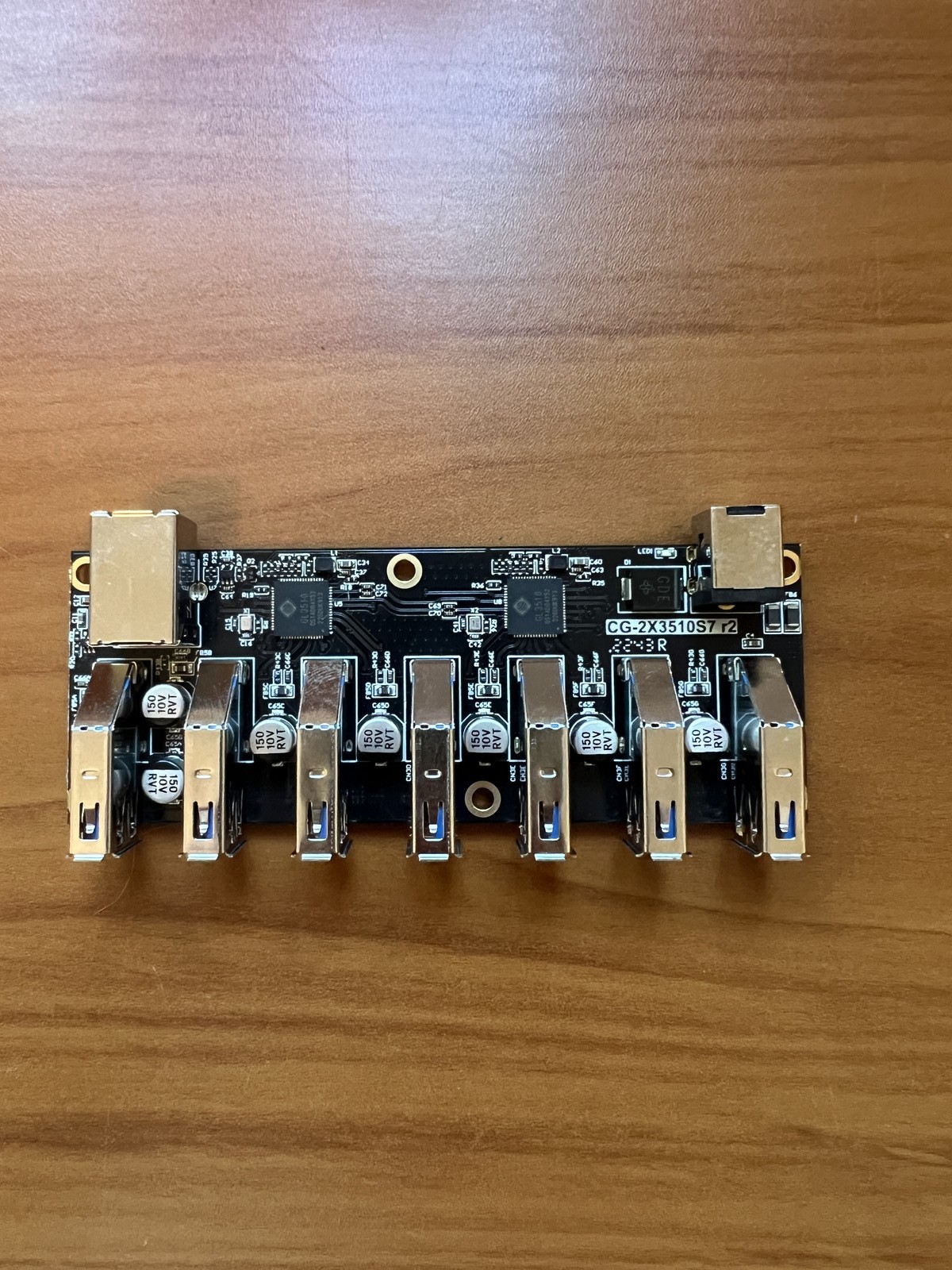 Coolgear CG-2X3510S7-BOARD USB 3.2 Gen 1 7-Port Hub PCBA GL3510 Circuit Board