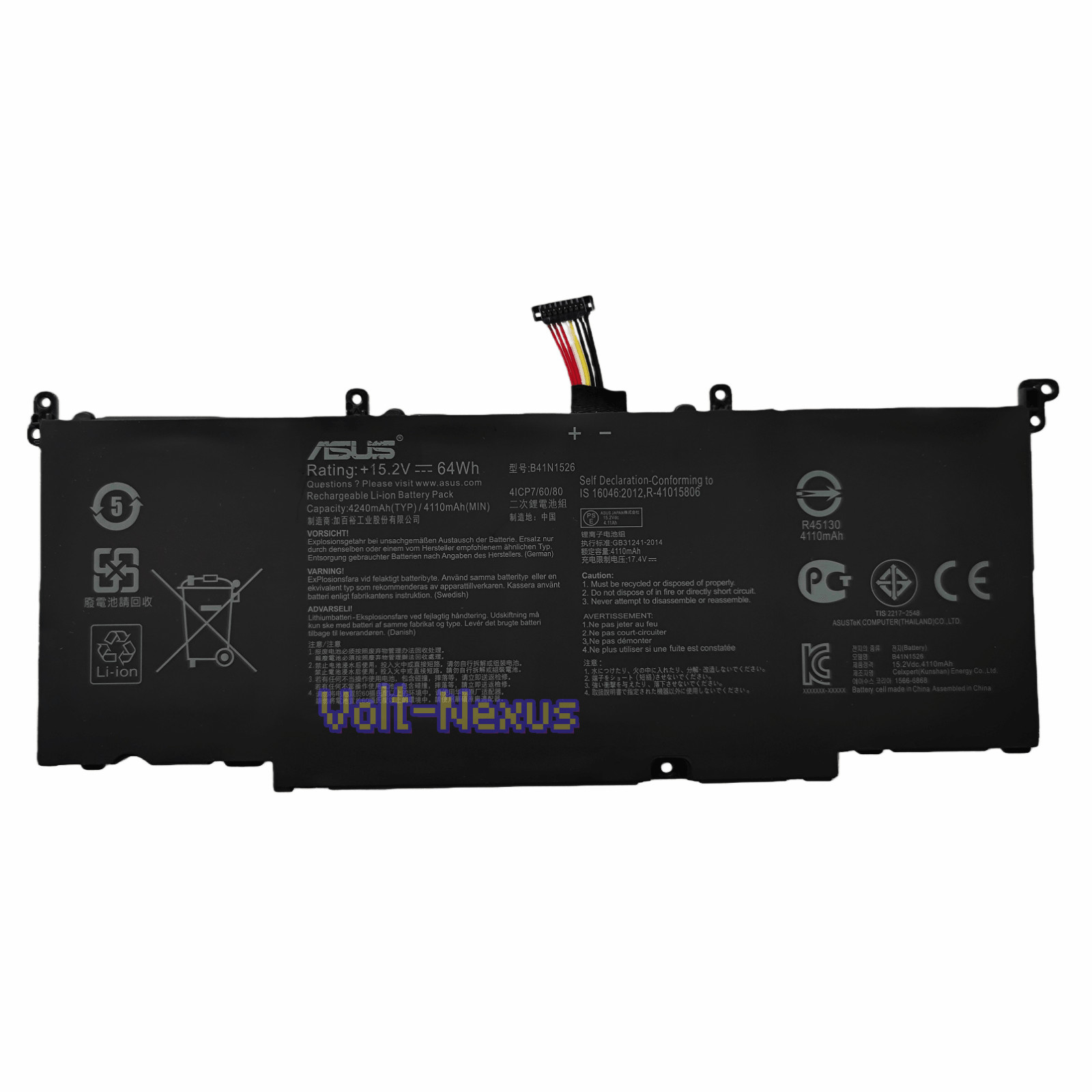 Original B41N1526 4ICP/60/80 Battery for Asus ROG STRIX GL502VM GL502VT S5 ZX60V