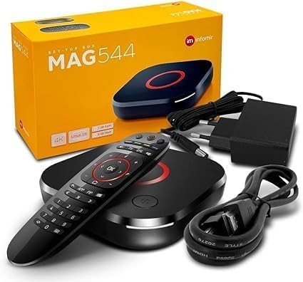 Infomir New 2024 Genuine Mag 544W3 4K Linux Box
