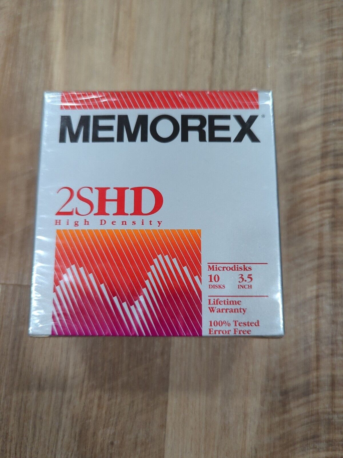 SEALED MEMOREX FORMATTED 2SHD FLEXIBLE FLOPPY 10 PACK DISKS 3.5