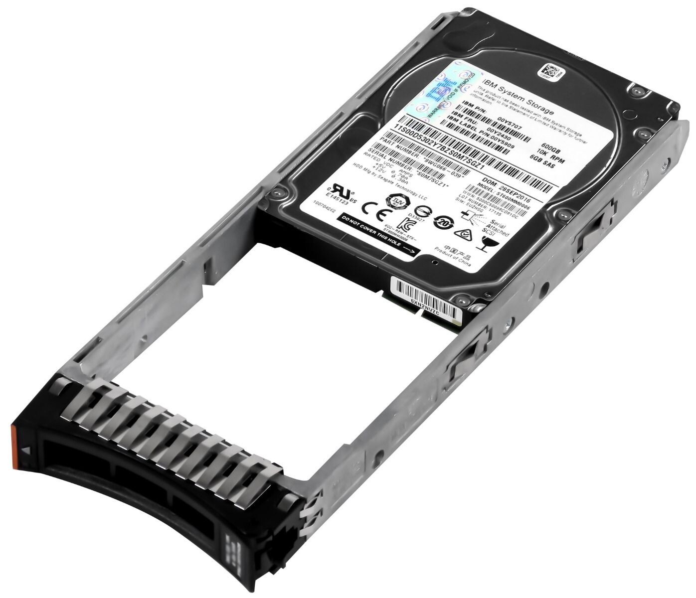 HARD DRIVE IBM 00Y2430 00Y5707 ST600MM0006 600GB 10000RPM 64MB SAS-2 2.5"