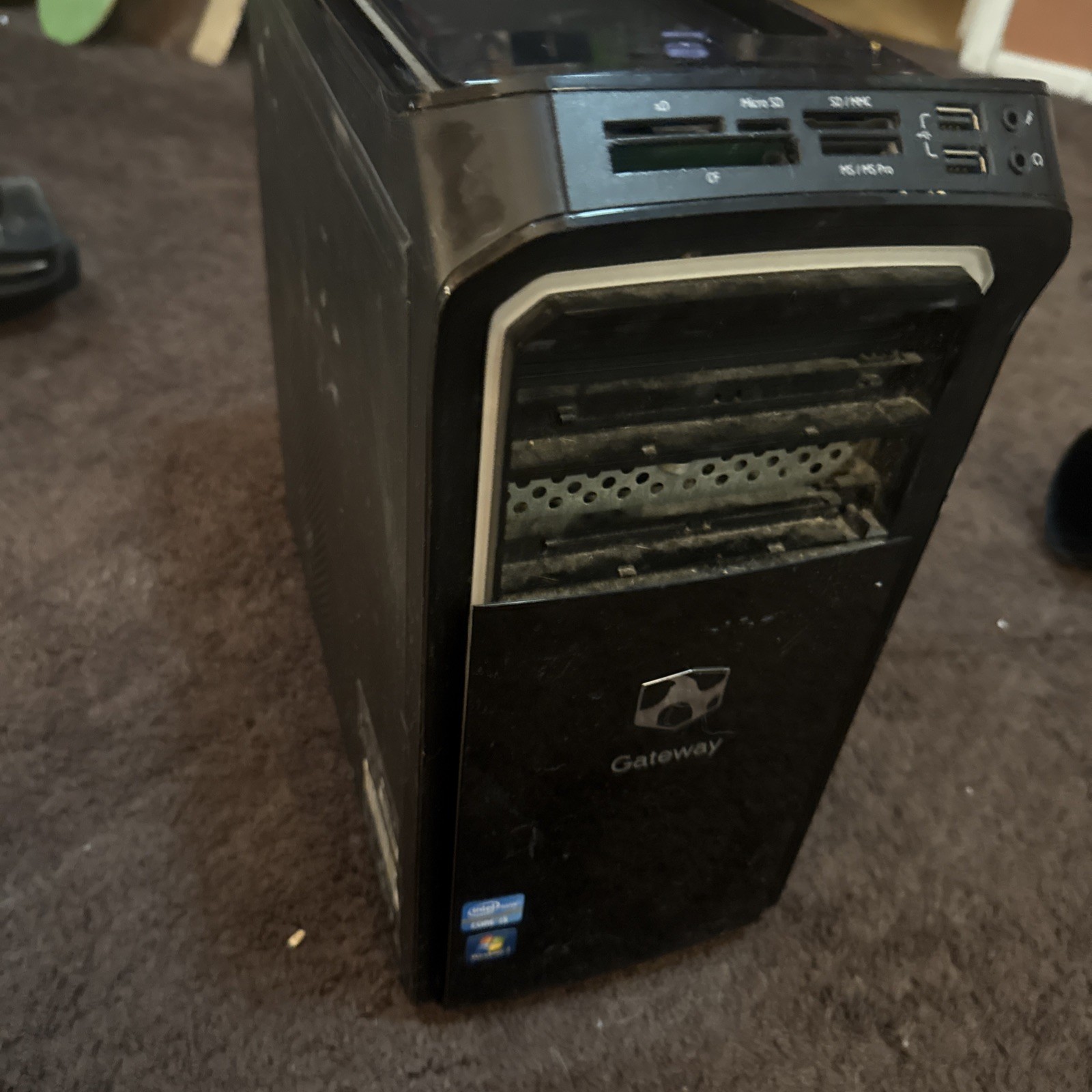 Gateway DX4860 MT Desktop CASE PC Intel No HDD Tower Empty Case And Parts Read