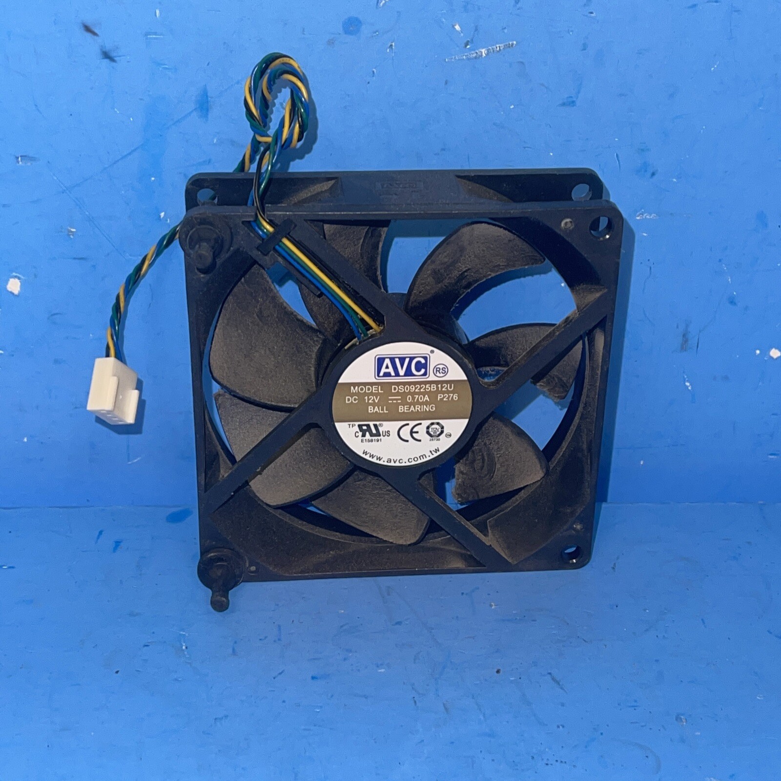 Lot 2 AVC DS09225B12U 12V DC 0.56A 92mm Case Ball FAN 4-Pin f Dell XPS 630 630i