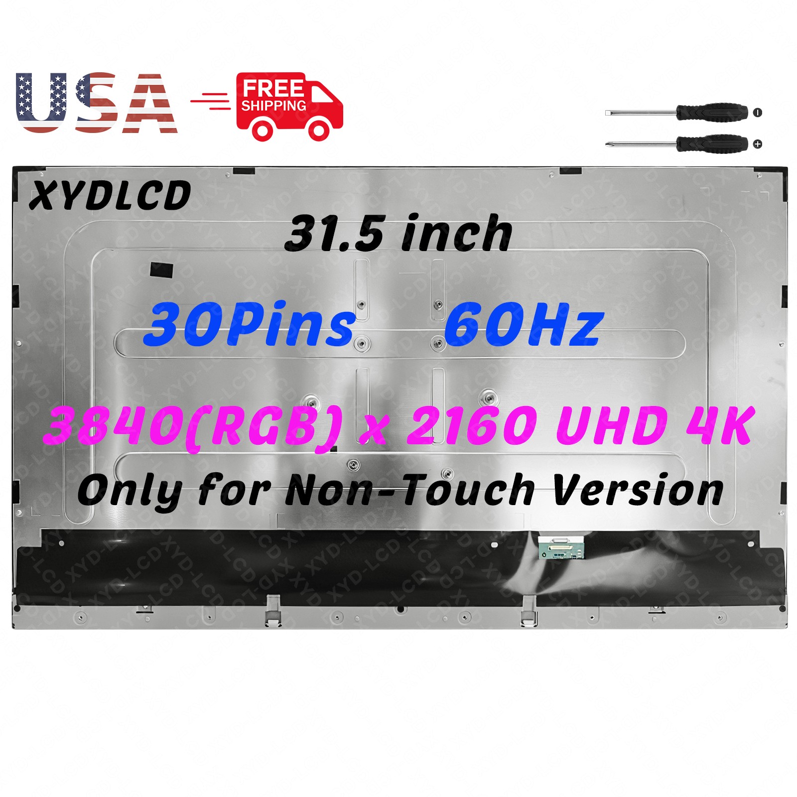 32" P08182-008 for HP OmniStudio X AIO 32-C LCD Non-Touch Screen Replacement 4K