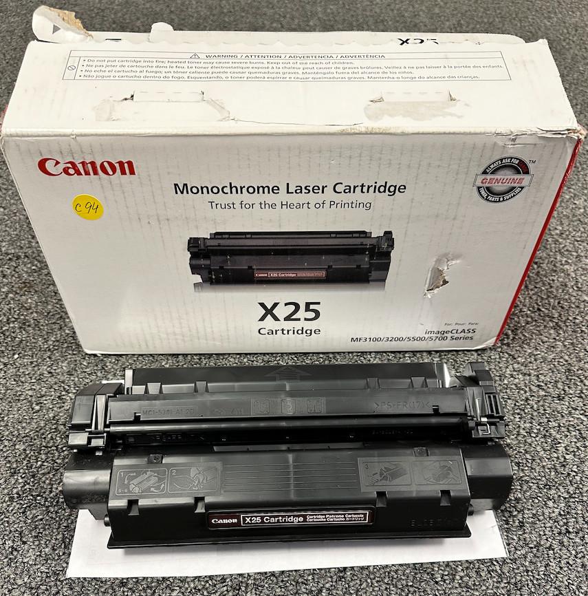 Canon X25 Black Toner Cartridge 8489A001 Monochrome Laser Cartridge
