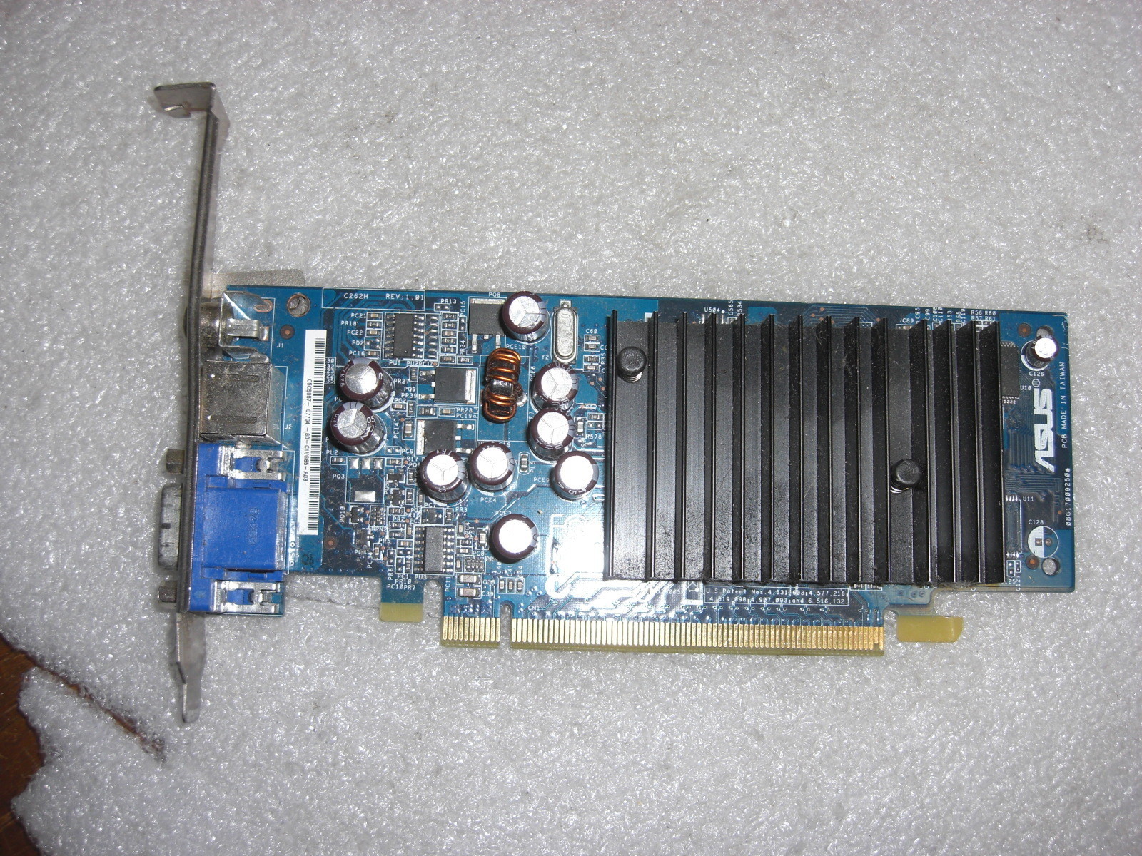 HP ASUS NVIDIA GEFORCE 6200SE 5188-2888 64MB PCI VIDEO CARD