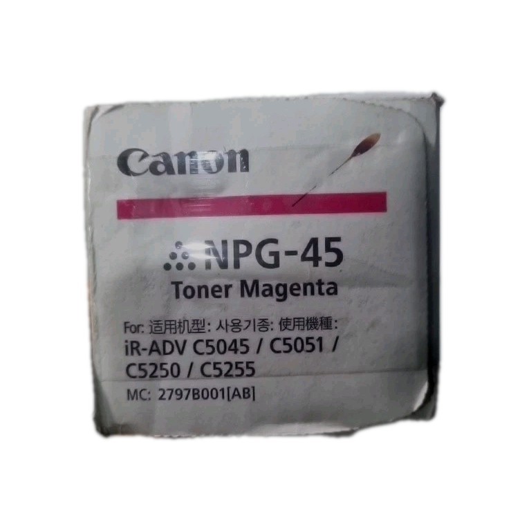 Genuine Canon NPG-45 TG45 GPR30 Magenta Toner iR C5045 C5051 C5250 C5255 BNIB