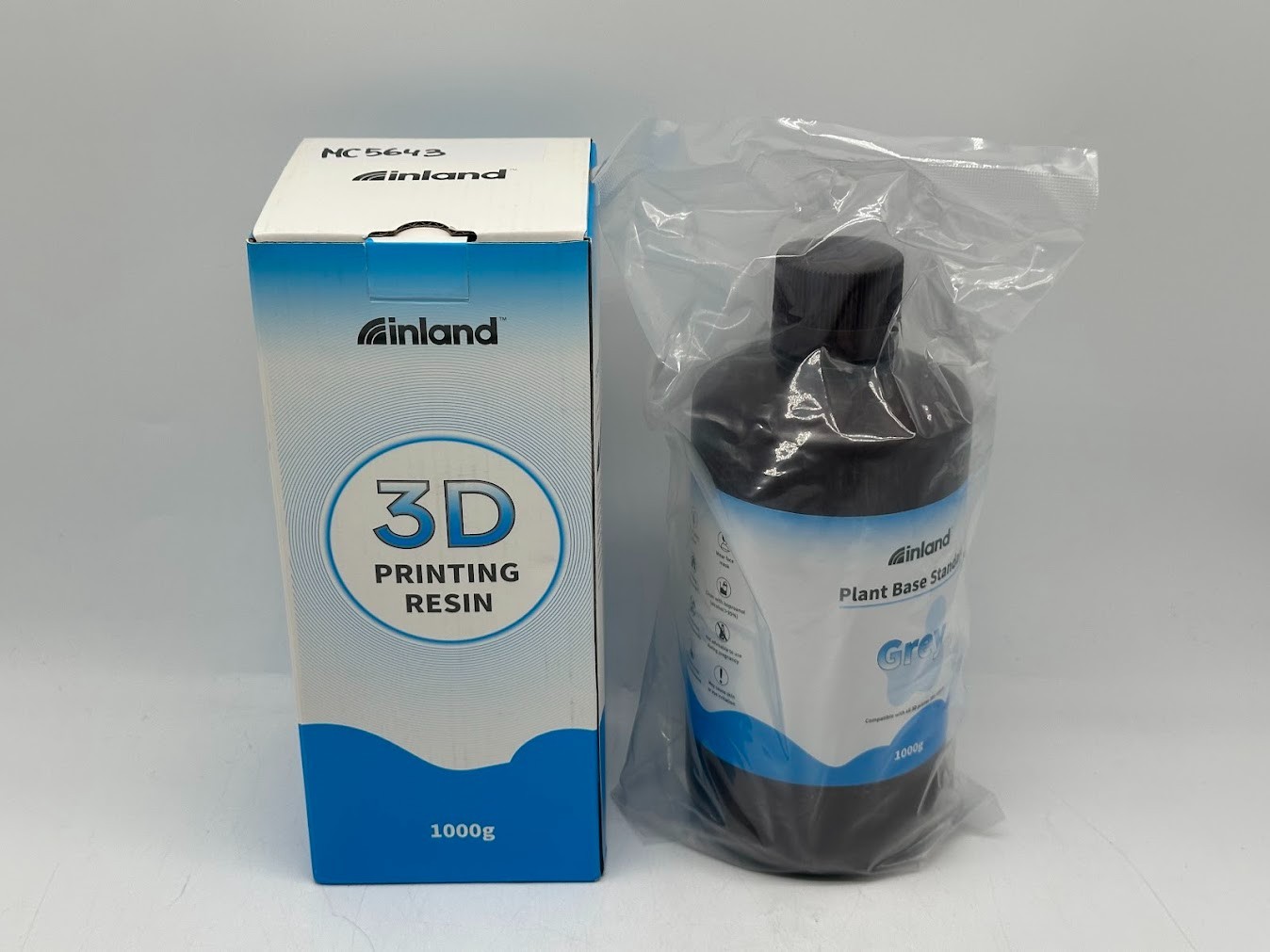 Inland 405nm UV Curing Plant-Based Biodegradable 3D Printer Resin 1kg (2.20 lbs)
