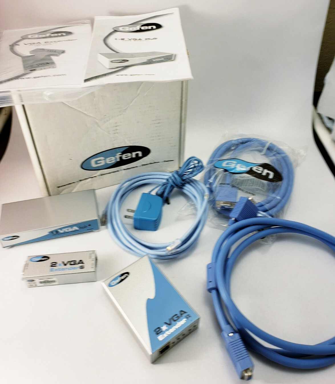 GEFEN 2X VGA Extender 142 & 1:2 VGA Hub parts