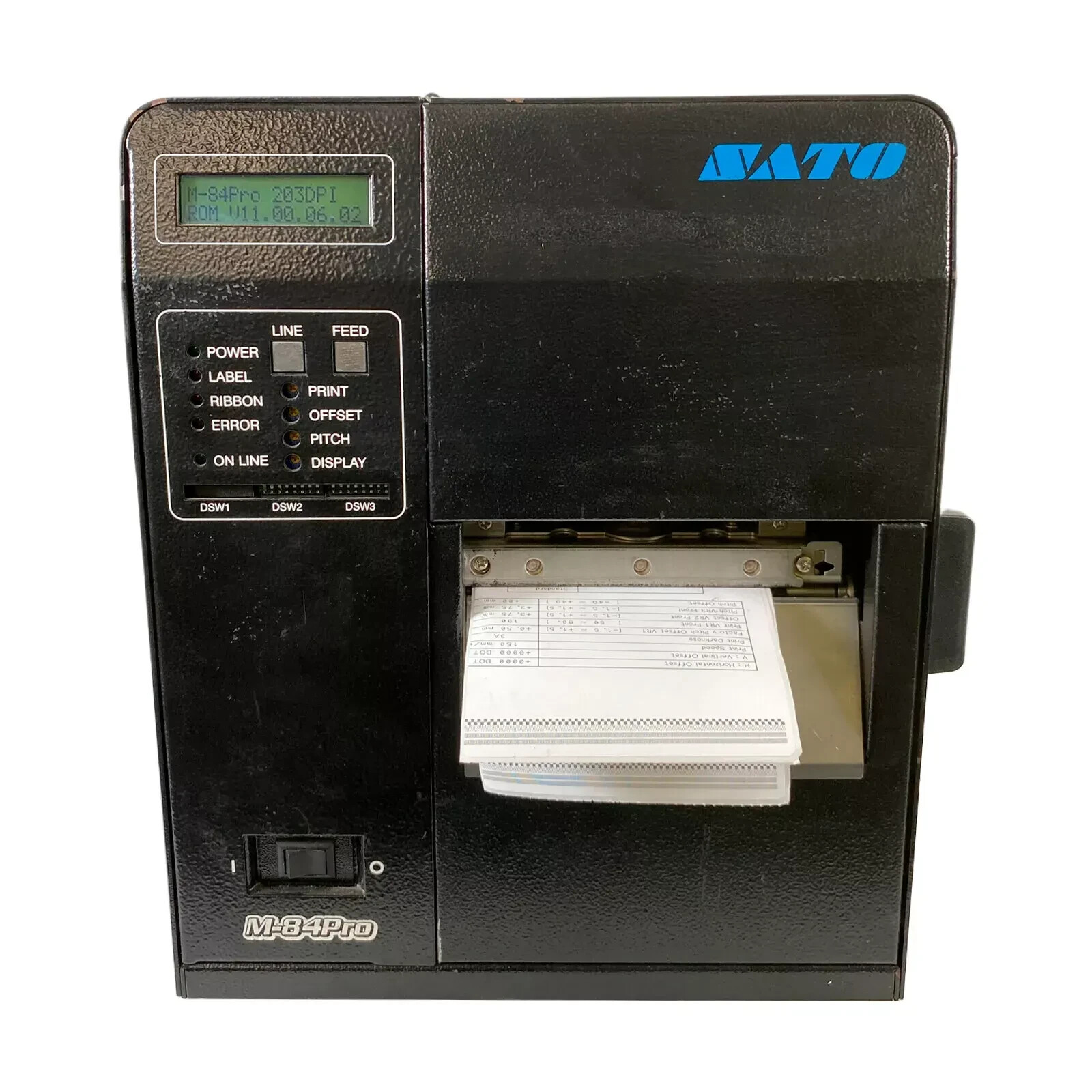 TESTED SATO M-84PRO-2 Industrial Thermal Transfer Barcode Label Printer Parallel