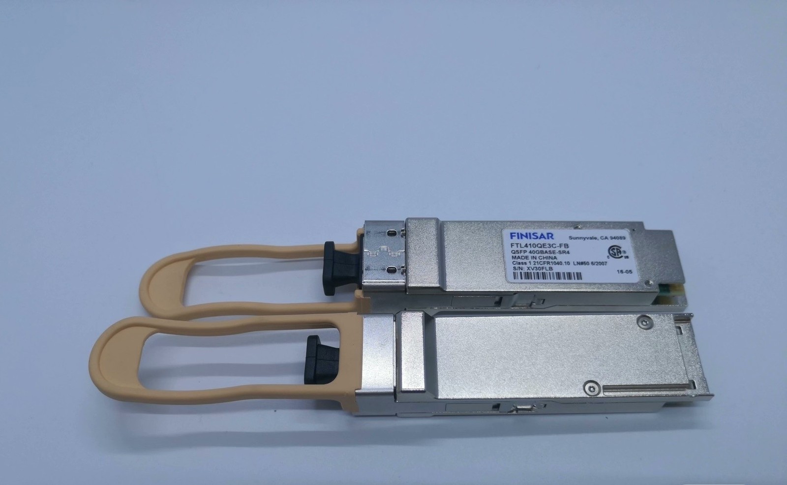 2PCS Genuine Finisar FTL410QE3C-FB 40GBASE-SR4 QSFP+ 40G 850nm 150m Transceiver