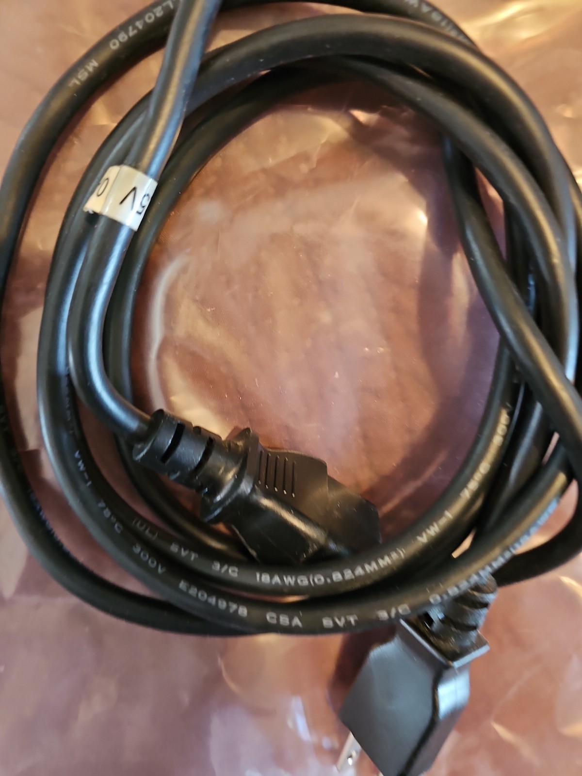 power cord 3 prong 10a 125v