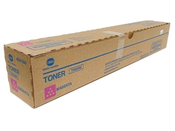 Genuine Konica Minolta TN627M (ACVV330) Magenta Toner - Factory Sealed