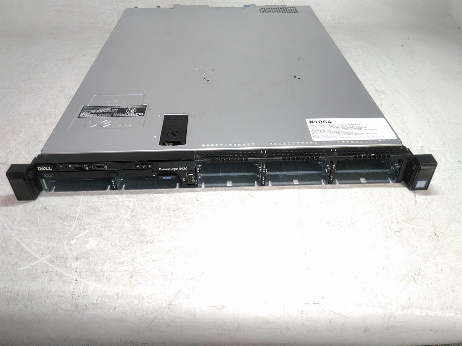 Dell PowerEdge R430 1U Server 2x Xeon E5-2620v4 8-Core 2.1GHz 32GB H730 Mini