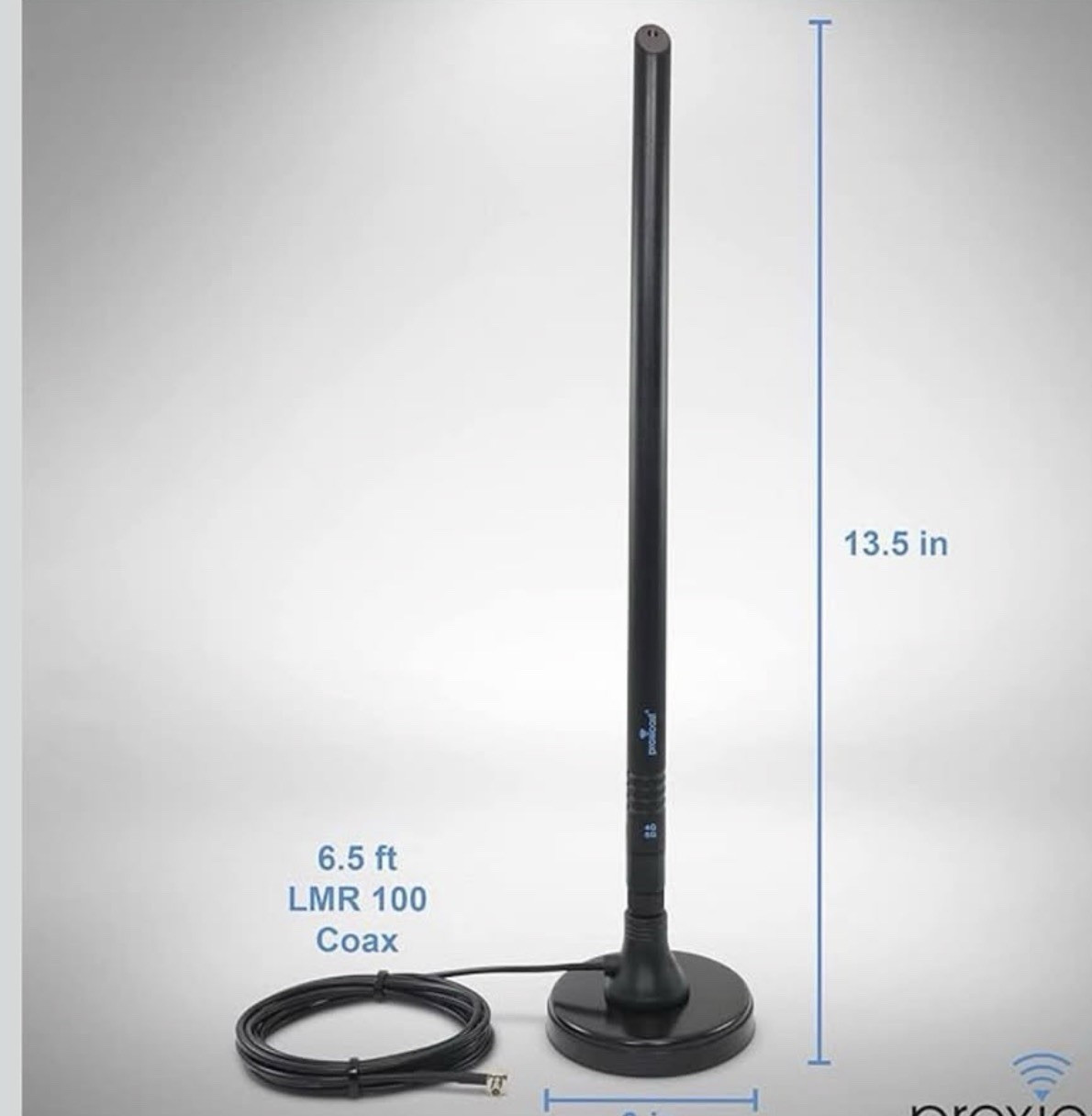 Proxicast 4G/5G Magnetic High Gain External Cell Antenna TS9 Male 13.5 in