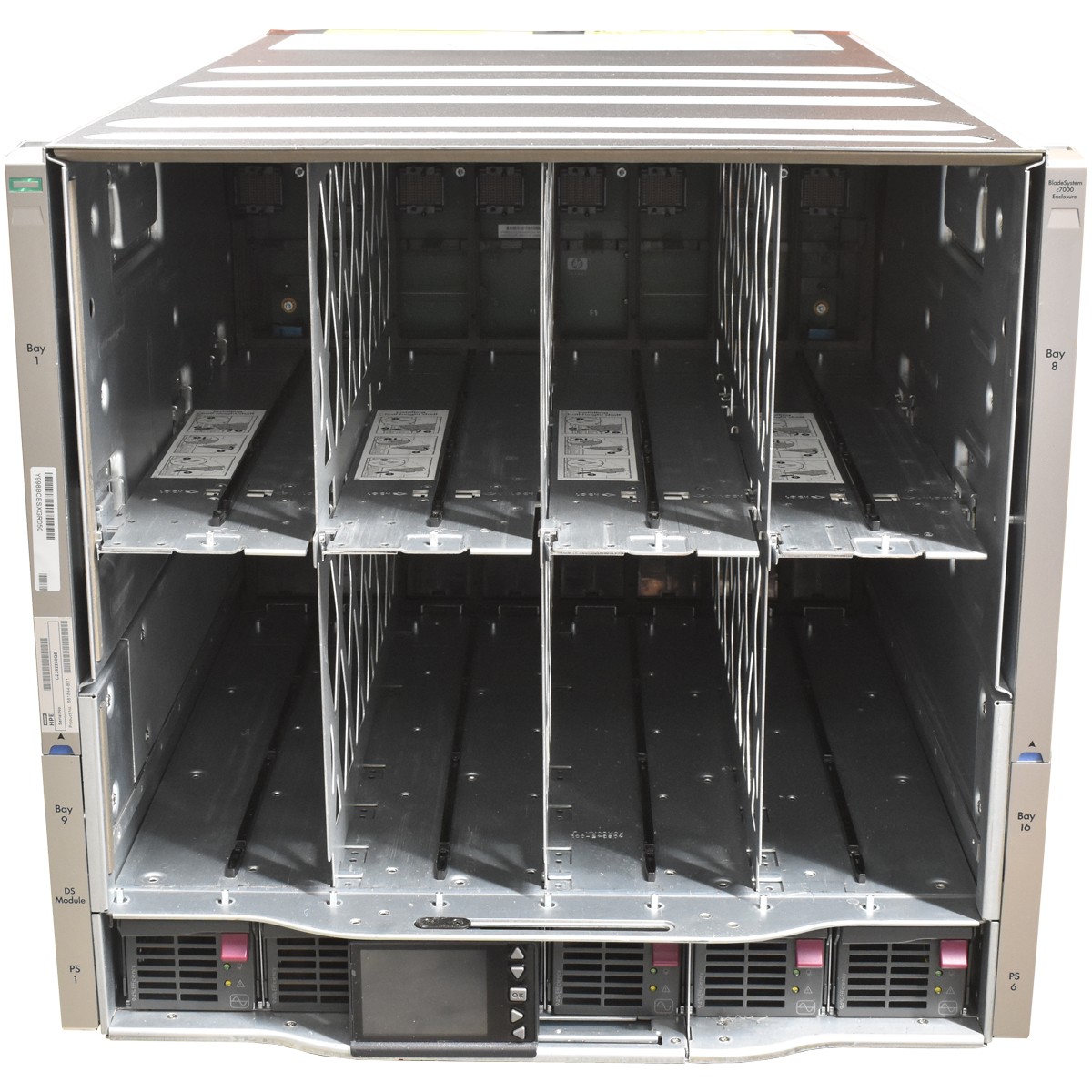 HP BladeSystem c7000 G3 Enclosure 681844-B21 712987-B21 10xFan 6xPower Supply