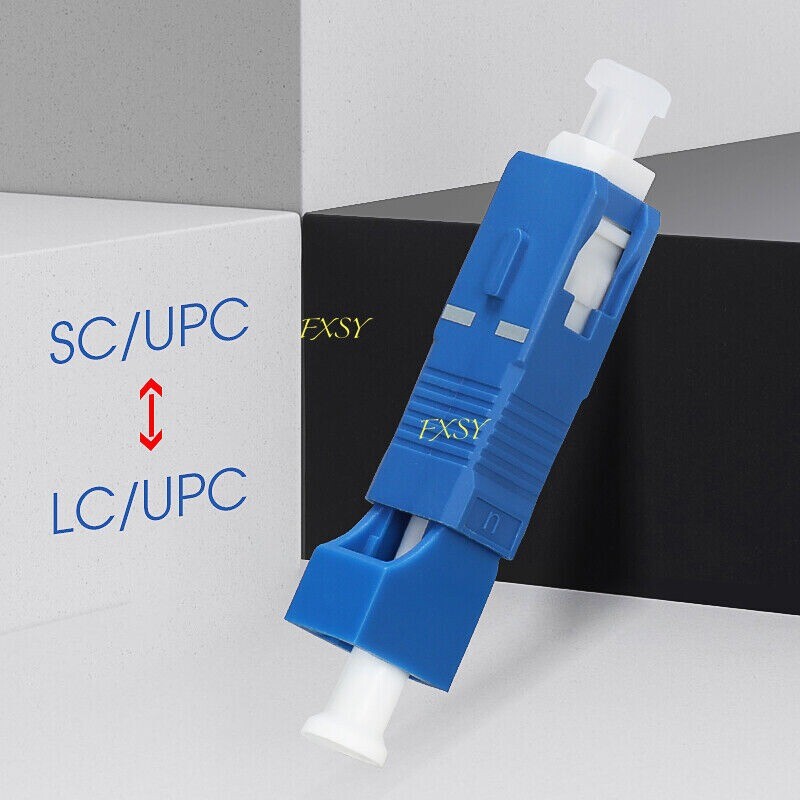 SC Male to LC Female UPC APC SM OS2 OM3 OM4 Hybrid Fiber Optic Adapter Converter