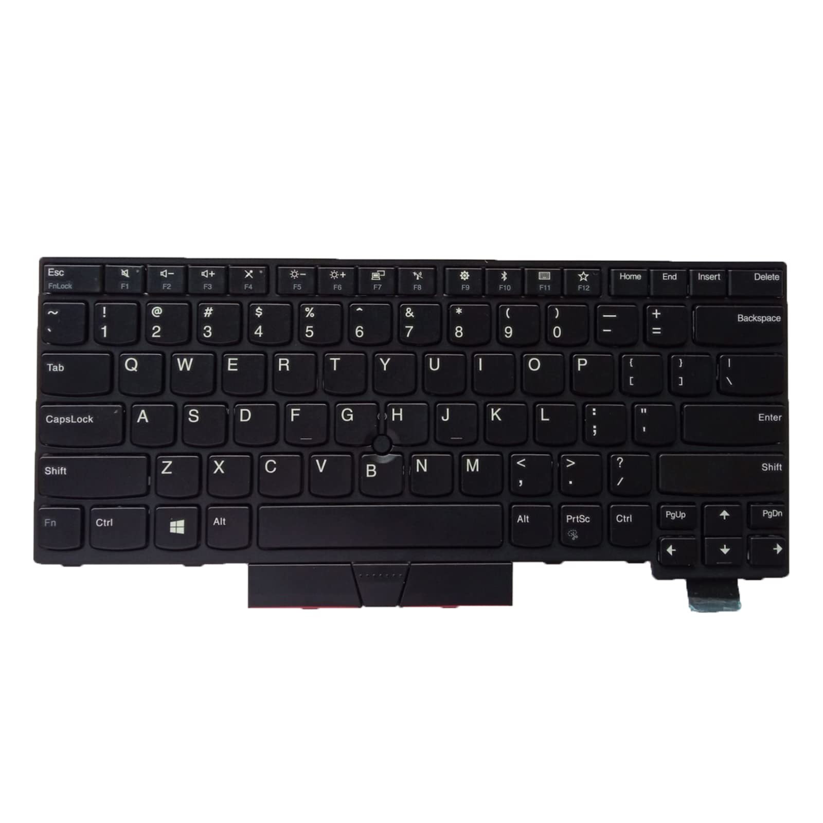 Laptop Replacement US Layout No Pointer Keyboard for Lenovo ThinkPad T470 T48...