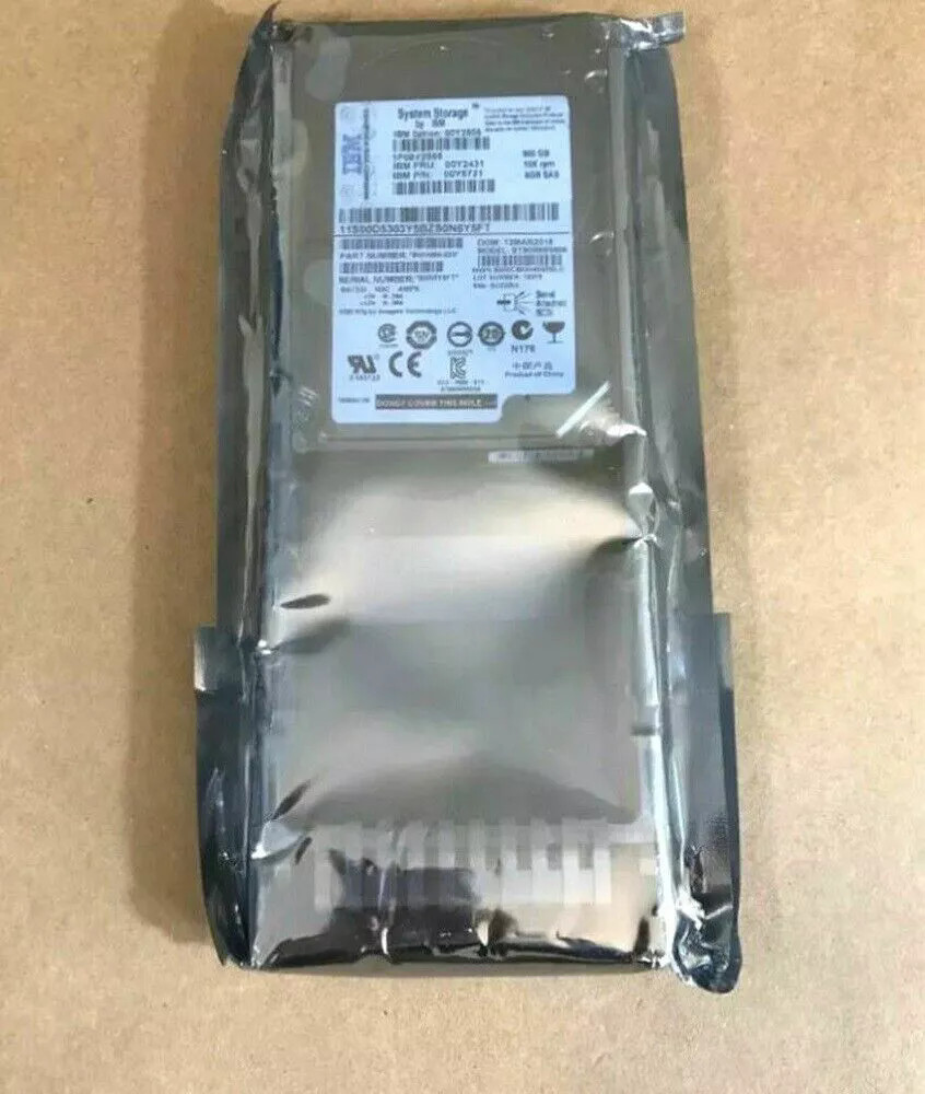 NEW IBM 00Y2505 00MJ147 00Y2431 81Y3909 900GB 10K 6G 2.5" SAS V3700 Hard Drive