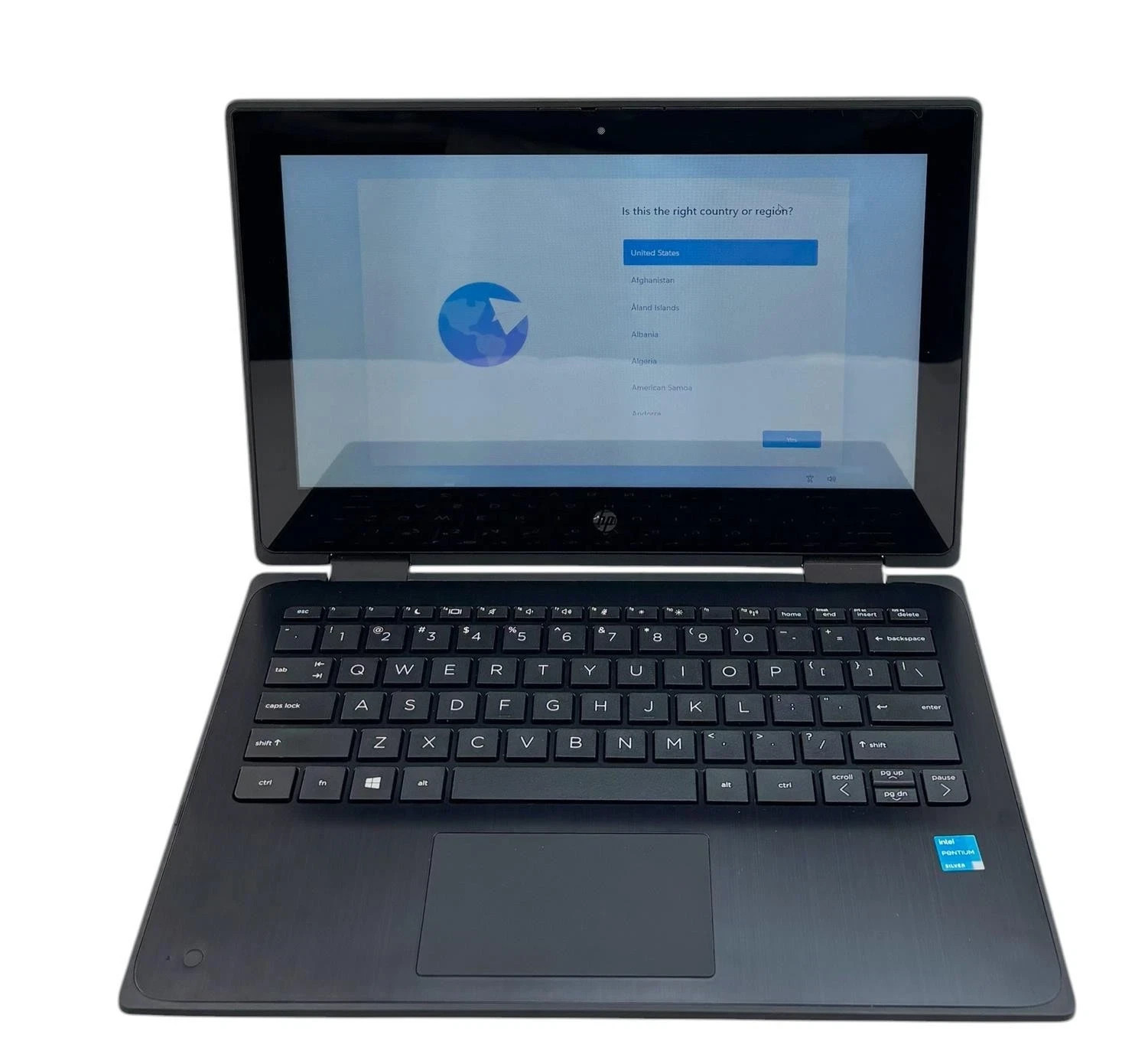 HP ProBook x360 11 G7 EE  1.1GHz Pentium Silver 128GB SSD 4GB RAM Win11 **READ**