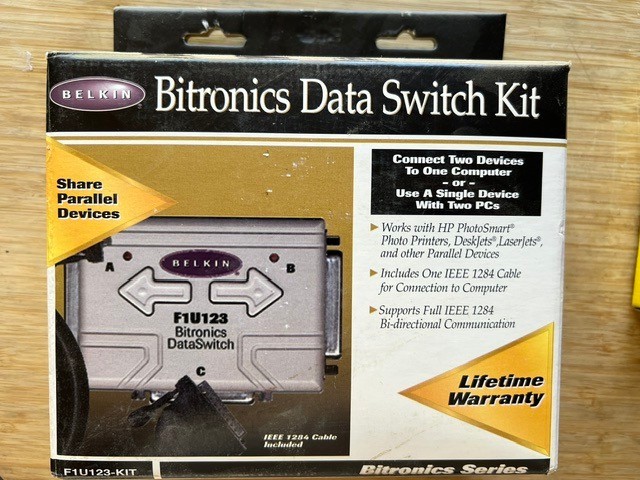Belkin Bitronics Data Switch Kit, F1U123-KIT
