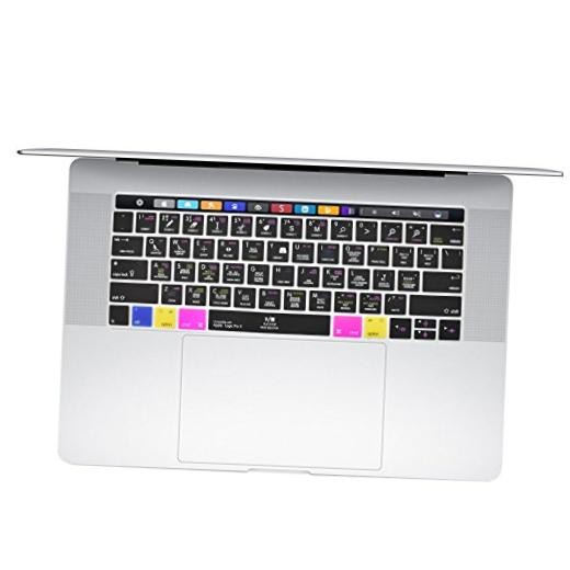 Logic Pro X Shortcuts Silicone Keyboard Cover for New Macbook Pro [Touch Bar]