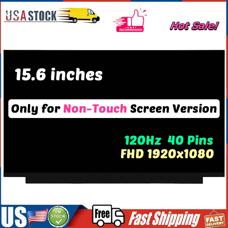 New 15.6" NV156FHM-NX3 V8.0 NV156FHM-NX1 V8.0 LCD Non-Touch Screen Display 144HZ