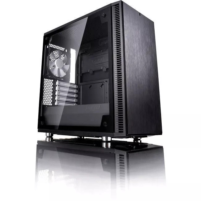 Fractal Design FD-CA-DEF-C-BK-TG Define C TG Computer Case with Windowed