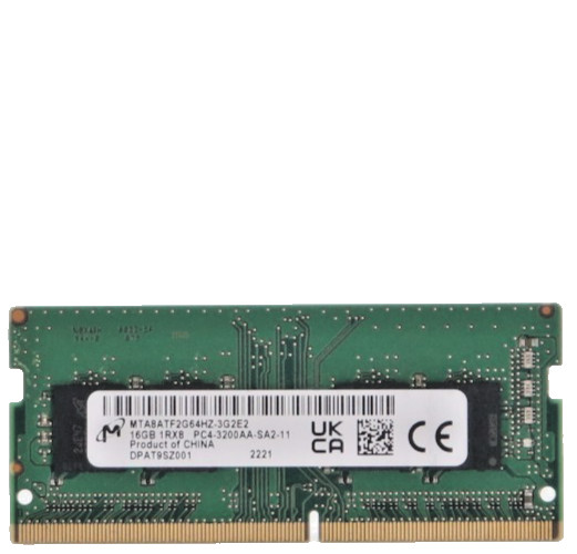 Micron 16GB DDR4-3200 SO-DIMM Laptop RAM 1Rx8 PC4-25600 MTA8ATF2G64HZ-3G2E2