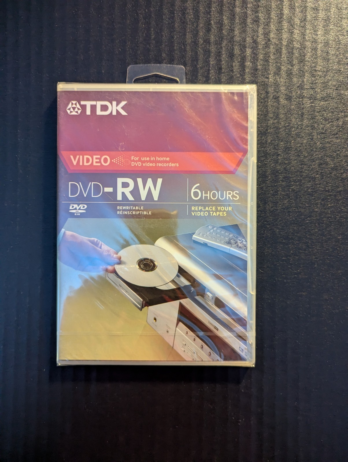 TDK DVD-RW 6 Hours 1-4x 4.7GB Rewritable Single Pack